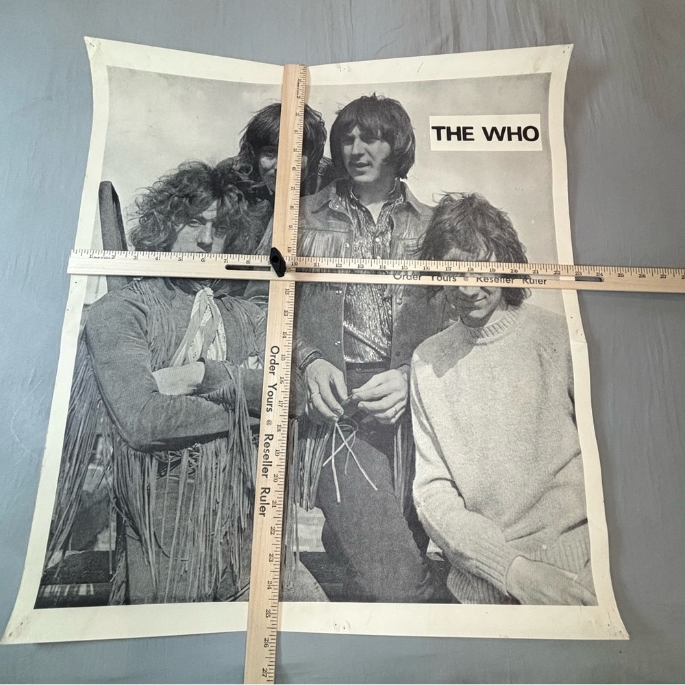 Vintage 1960s The Who Rock Band Tommy‎ Concert Poster - Picture 3 of 10
